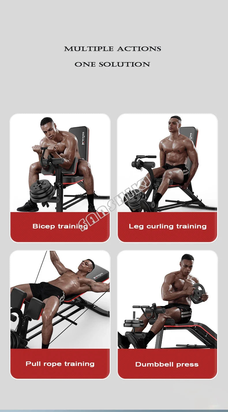 Multifunctional Weightlifting Bench Home Fitness Equipment