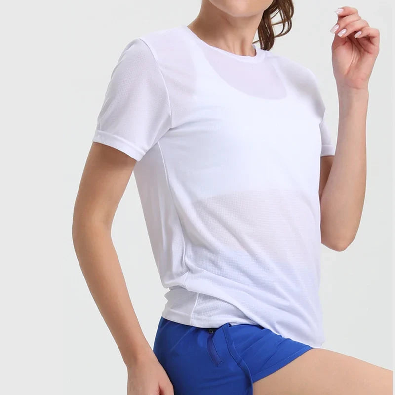 Women's Quick-Dry Compression Gym Running T-Shirt