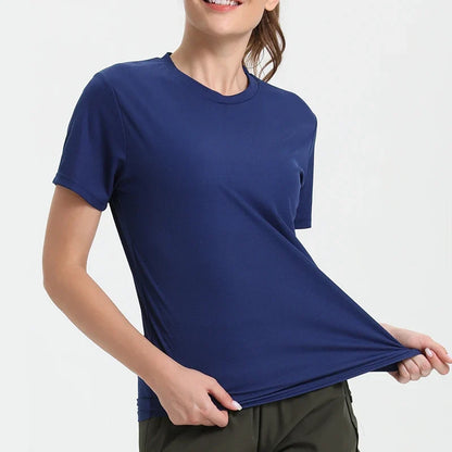 Women's Quick-Dry Compression Gym Running T-Shirt