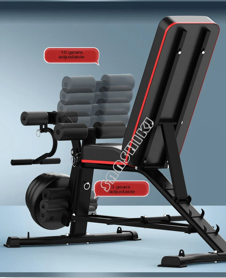 Multifunctional Weightlifting Bench Home Fitness Equipment