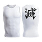 Men's Anime-Inspired Compression Athletic Tank Top