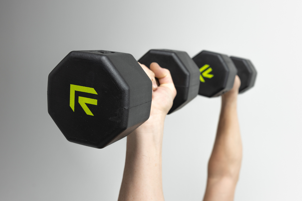 Octo Rubber Dumbbell Single Weight Training