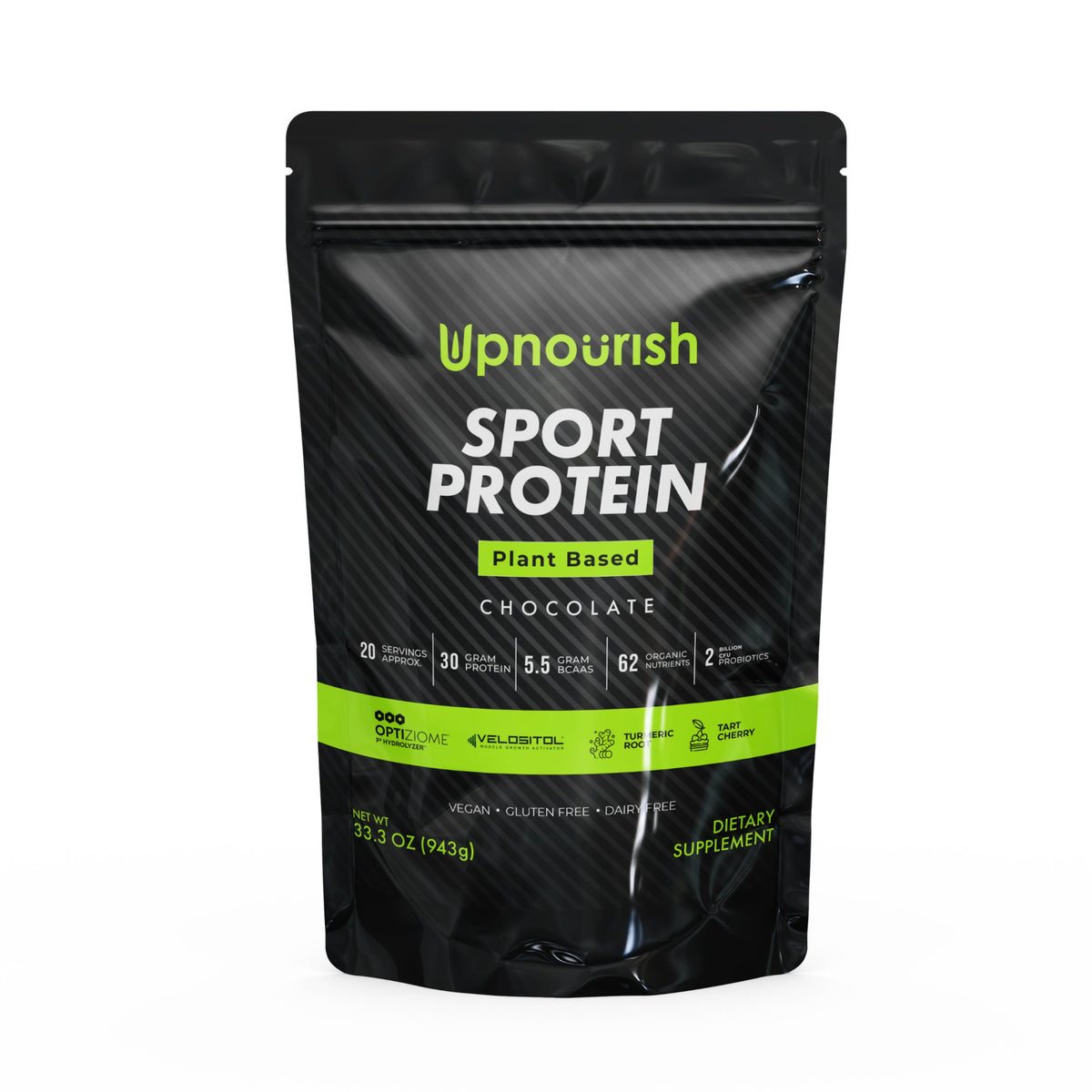 Plant-Based Sport Protein Powder Supplement