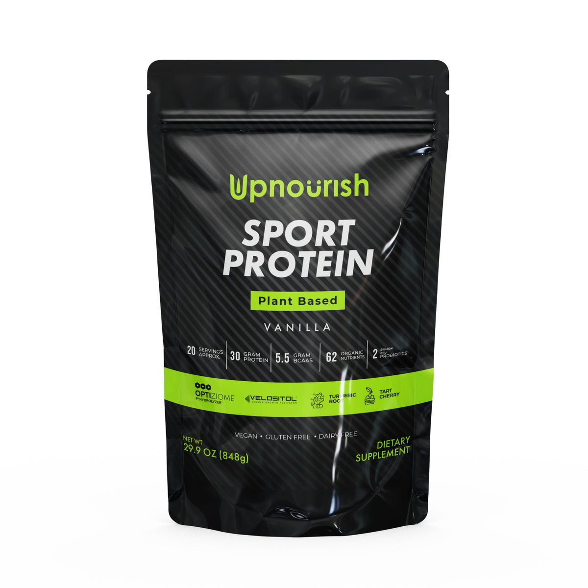 Plant-Based Sport Protein Powder Supplement