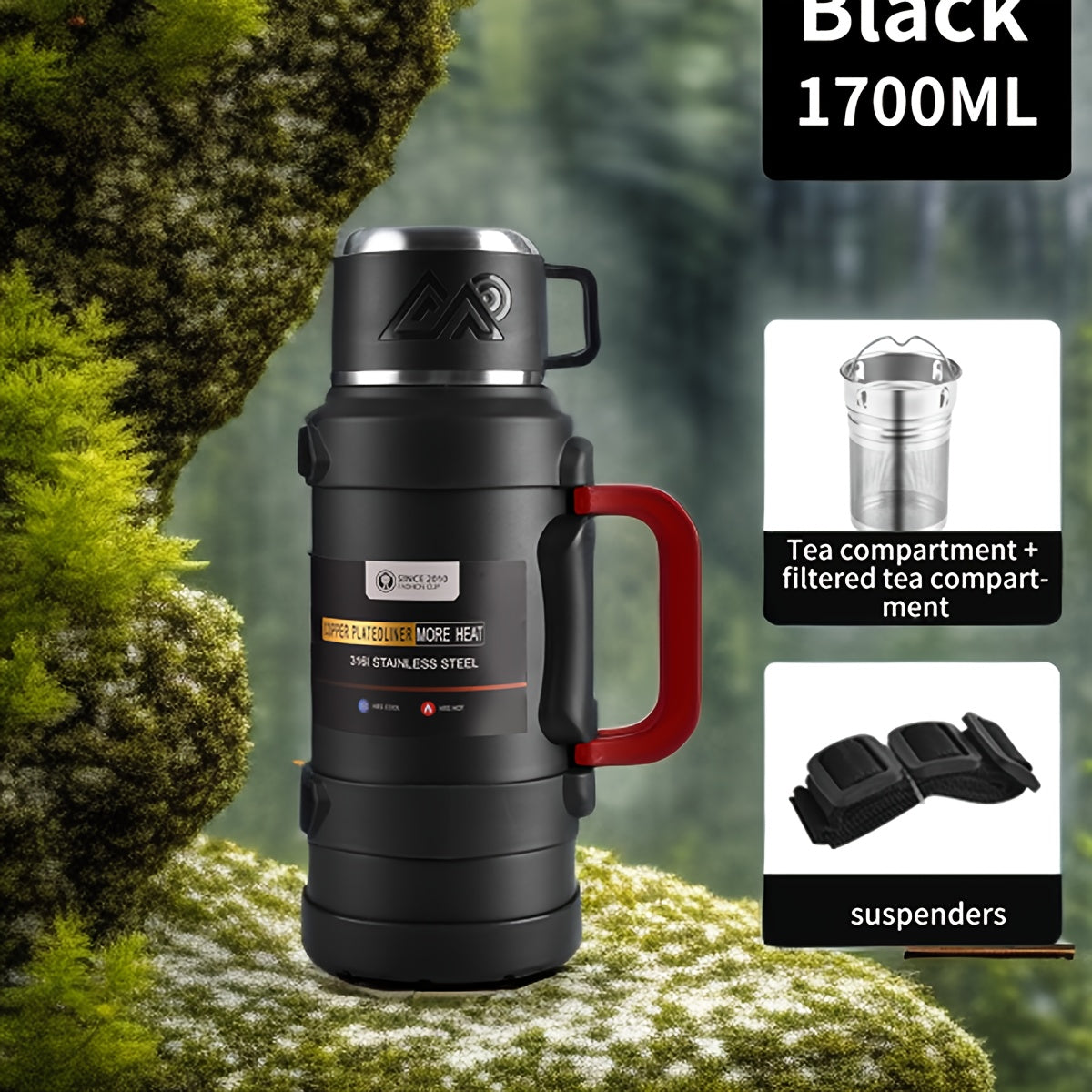 Multi-Size Insulated Stainless Steel Water Bottle