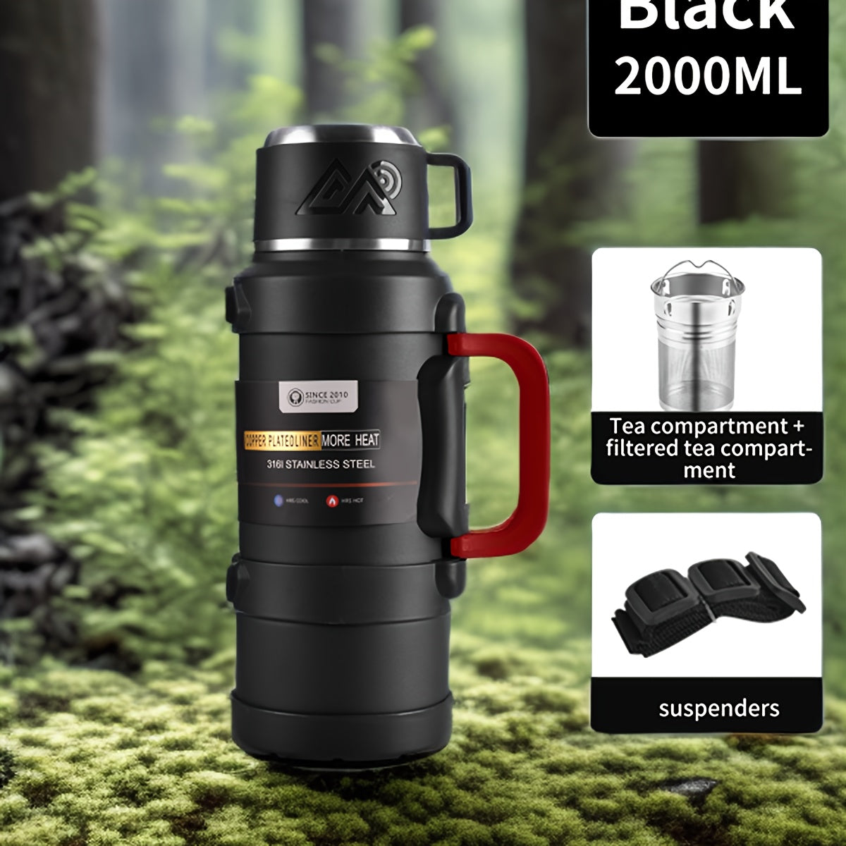 Multi-Size Insulated Stainless Steel Water Bottle