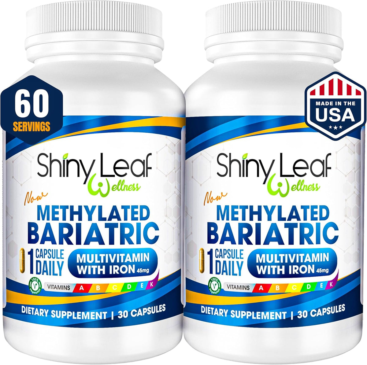 Methylated Bariatric Multivitamins With Iron Capsules