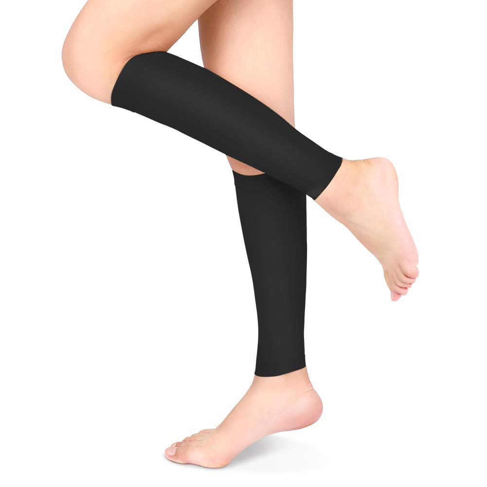 20-30mmHg Footless Calf Compression Sleeves