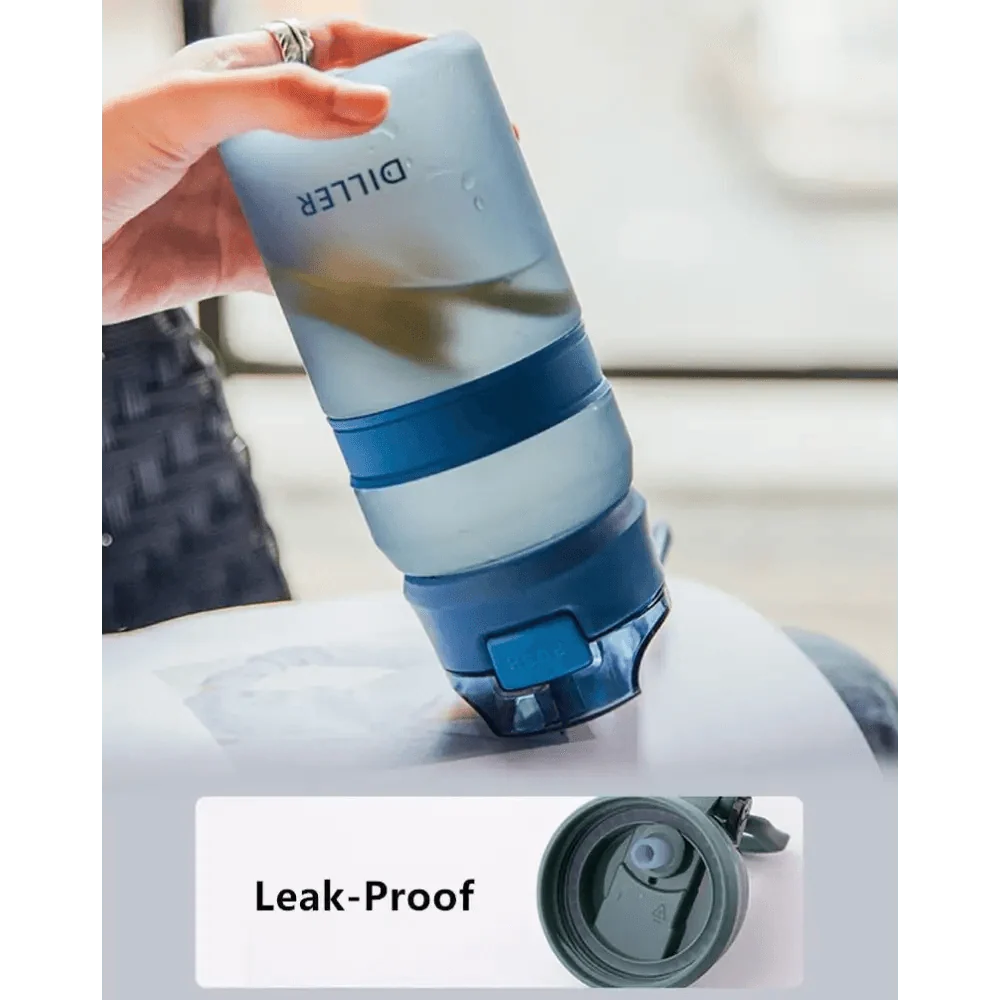 Portable Tritan Sports Water Bottle With Straw