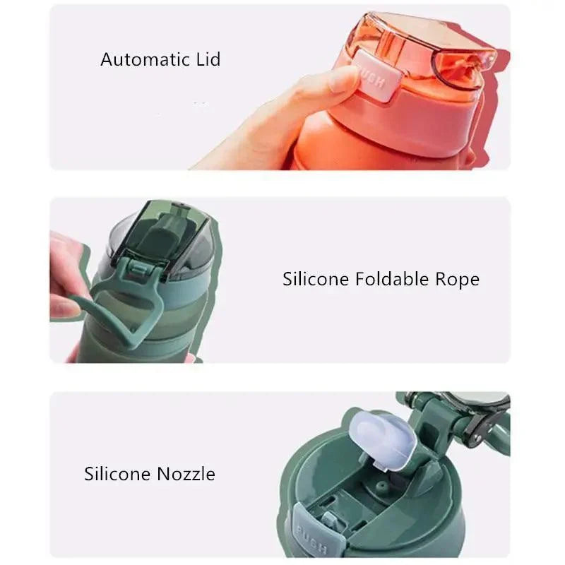 Portable Tritan Sports Water Bottle With Straw