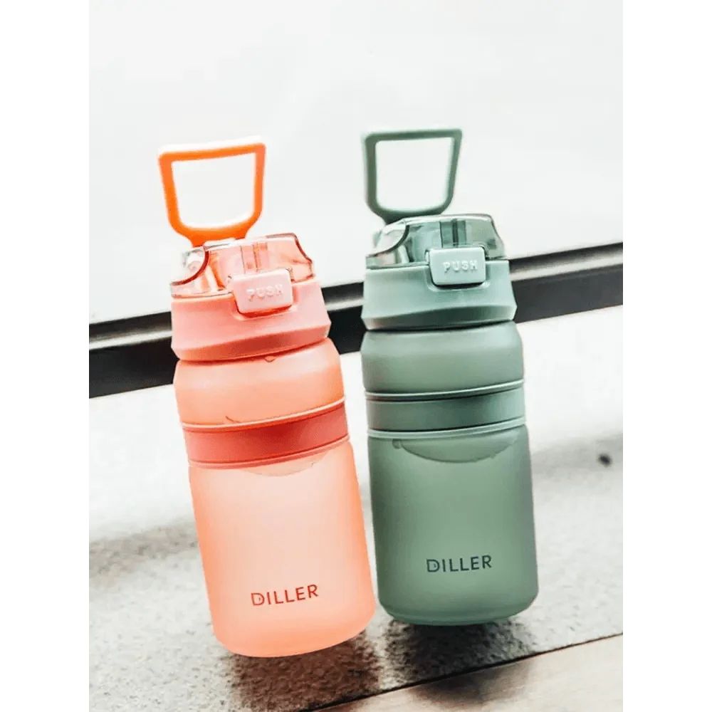 Portable Tritan Sports Water Bottle With Straw