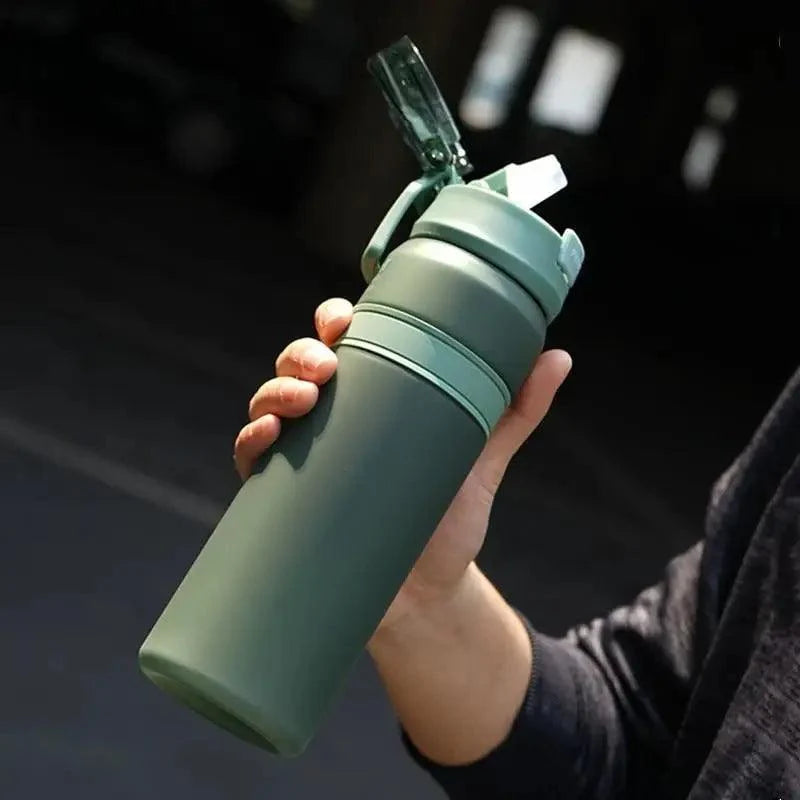 Portable Tritan Sports Water Bottle With Straw