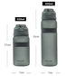 Portable Tritan Sports Water Bottle With Straw