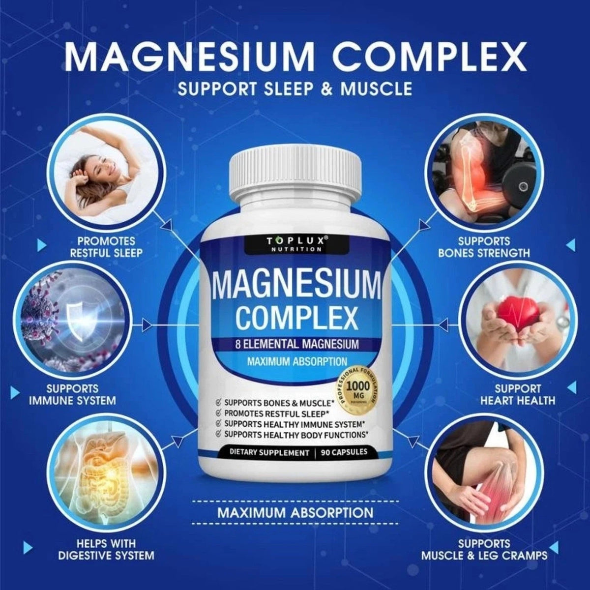 Magnesium Complex 8-Form Vegan Capsules