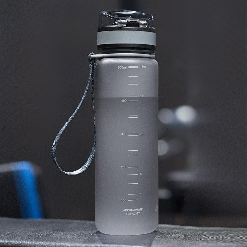 Sports Water Bottle With Time Marker