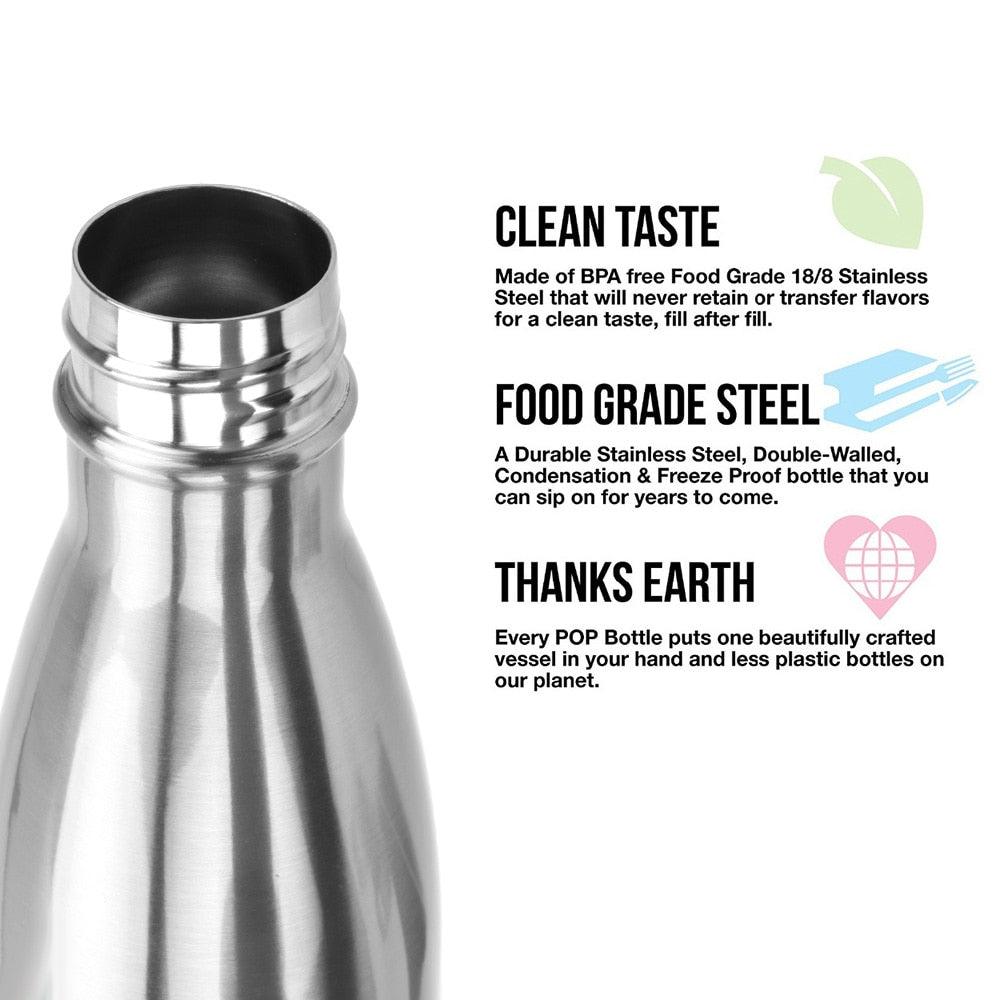 500ml Stainless Steel Double-Wall Insulated Bottle